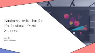 Business Invitation For Professional Event Success PPT Sample AT