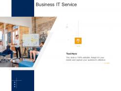 Business it service infographic template