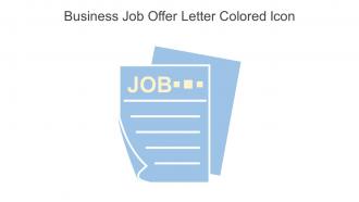 Business Job Offer Letter Colored Icon In Powerpoint Pptx Png And Editable Eps Format