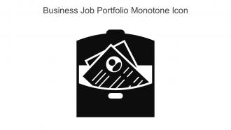 Business Job Portfolio Monotone Icon In Powerpoint Pptx Png And Editable Eps Format