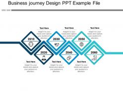 Business journey design ppt example file
