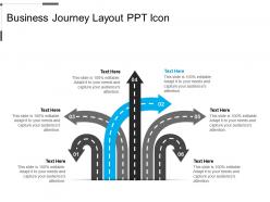 Business Journey Layout Ppt Icon