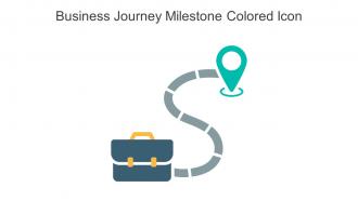 Business Journey Milestone Colored Icon In Powerpoint Pptx Png And Editable Eps Format