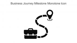 Business Journey Milestone Monotone Icon In Powerpoint Pptx Png And Editable Eps Format