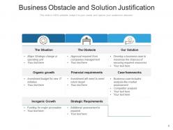 Business Justification Improvements Strategic Requirements Inorganic Growth Financial