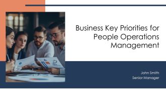 Business Key Priorities For People Operations Management PPT Sample AT