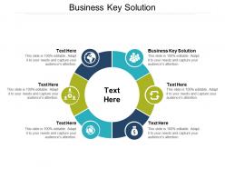 Business key solution ppt powerpoint presentation professional graphics design cpb