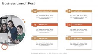 Business Launch Post In Powerpoint And Google Slides Cpb