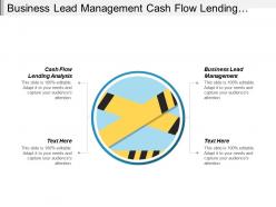 Business lead management cash flow lending analysis business planning cpb