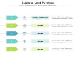 Business lead purchase ppt powerpoint presentation styles master slide cpb