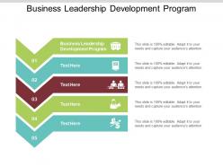Business leadership development program ppt powerpoint presentation file show cpb