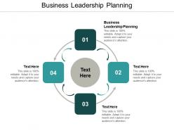 Business leadership planning ppt powerpoint presentation diagram templates cpb