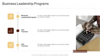 Business Leadership Programs In Powerpoint And Google Slides Cpb
