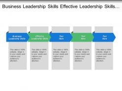 Business leadership skills effective leadership skills basic leadership skills