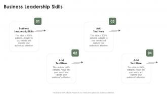 Business Leadership Skills In Powerpoint And Google Slides Cpb