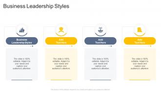 Business Leadership Styles In Powerpoint And Google Slides Cpb