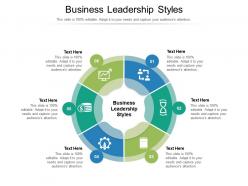 Business leadership styles ppt powerpoint presentation ideas layout ideas cpb