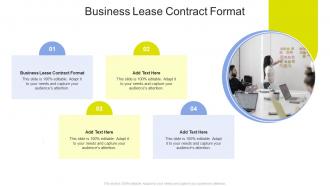 Business Lease Contract Format In Powerpoint And Google Slides Cpb