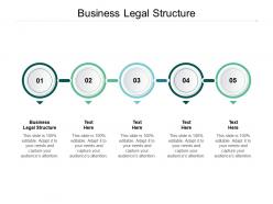Business legal structure ppt powerpoint presentation portfolio deck cpb