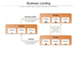 Business lending ppt powerpoint presentation outline model cpb