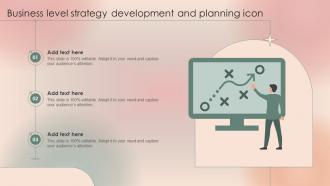 Business Level Strategy Development And Planning Icon