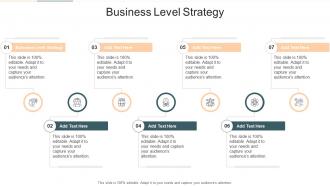 Business Level Strategy In Powerpoint And Google Slides Cpb