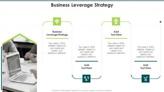 Business Leverage Strategy In Powerpoint And Google Slides Cpb