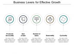 Business levers for effective growth