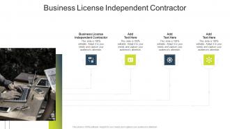 Business License Independent Contractor In Powerpoint And Google Slides Cpb