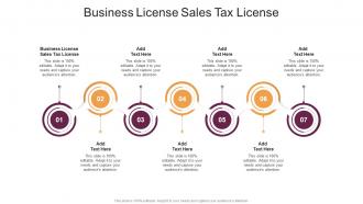Business License Sales Tax License In Powerpoint And Google Slides Cpb