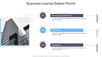 Business License Sellers Permit In Powerpoint And Google Slides Cpb