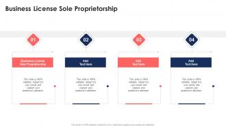 Business License Sole Proprietorship In Powerpoint And Google Slides Cpb
