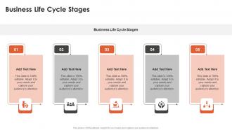 Business Life Cycle Stages In Powerpoint And Google Slides Cpb