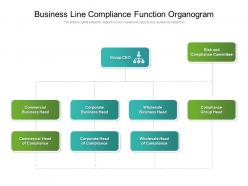 Business line compliance function organogram