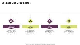Business Line Credit Rates In Powerpoint And Google Slides Cpb