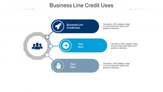 Business line credit uses ppt powerpoint presentation model elements cpb