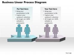 Business linear process diagram 19