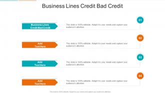 Business Lines Credit Bad Credit In Powerpoint And Google Slides Cpb