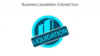 Business Liquidation Colored Icon In Powerpoint Pptx Png And Editable Eps Format