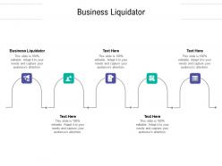 Business liquidator ppt powerpoint presentation inspiration pictures cpb