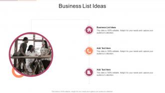 Business List Ideas In Powerpoint And Google Slides Cpb