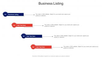 Business Listing In Powerpoint And Google Slides Cpb