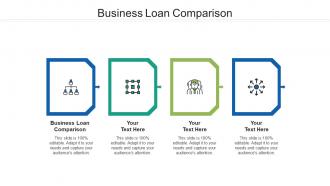 Business loan comparison ppt powerpoint presentation outline deck cpb