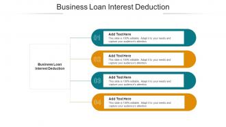 Business Loan Interest Deduction Ppt Powerpoint Presentation Summary Demonstration Cpb