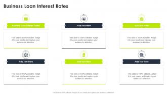 Business Loan Interest Rates In Powerpoint And Google Slides Cpb