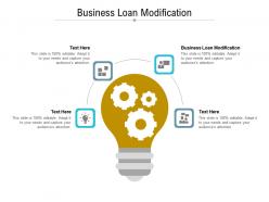 Business loan modification ppt powerpoint presentation professional vector cpb