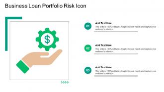 Business Loan Portfolio Risk Icon