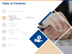 Business loan proposal powerpoint presentation slides