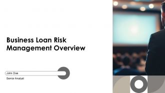 Business Loan Risk Management Overview PPT PowerPoint AT