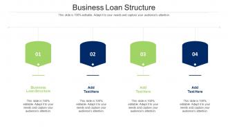 Business Loan Structure Ppt Powerpoint Presentation Model Background Cpb
